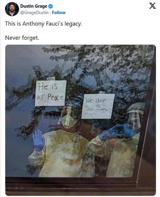 Fauci Separated Families And The Left Cheered.