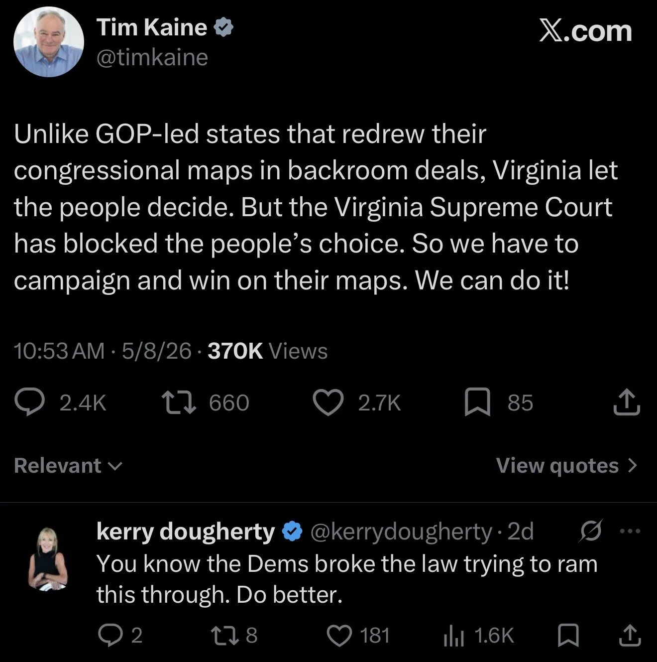 Virginia Supreme Court Upholds Constitution: Dems Furious