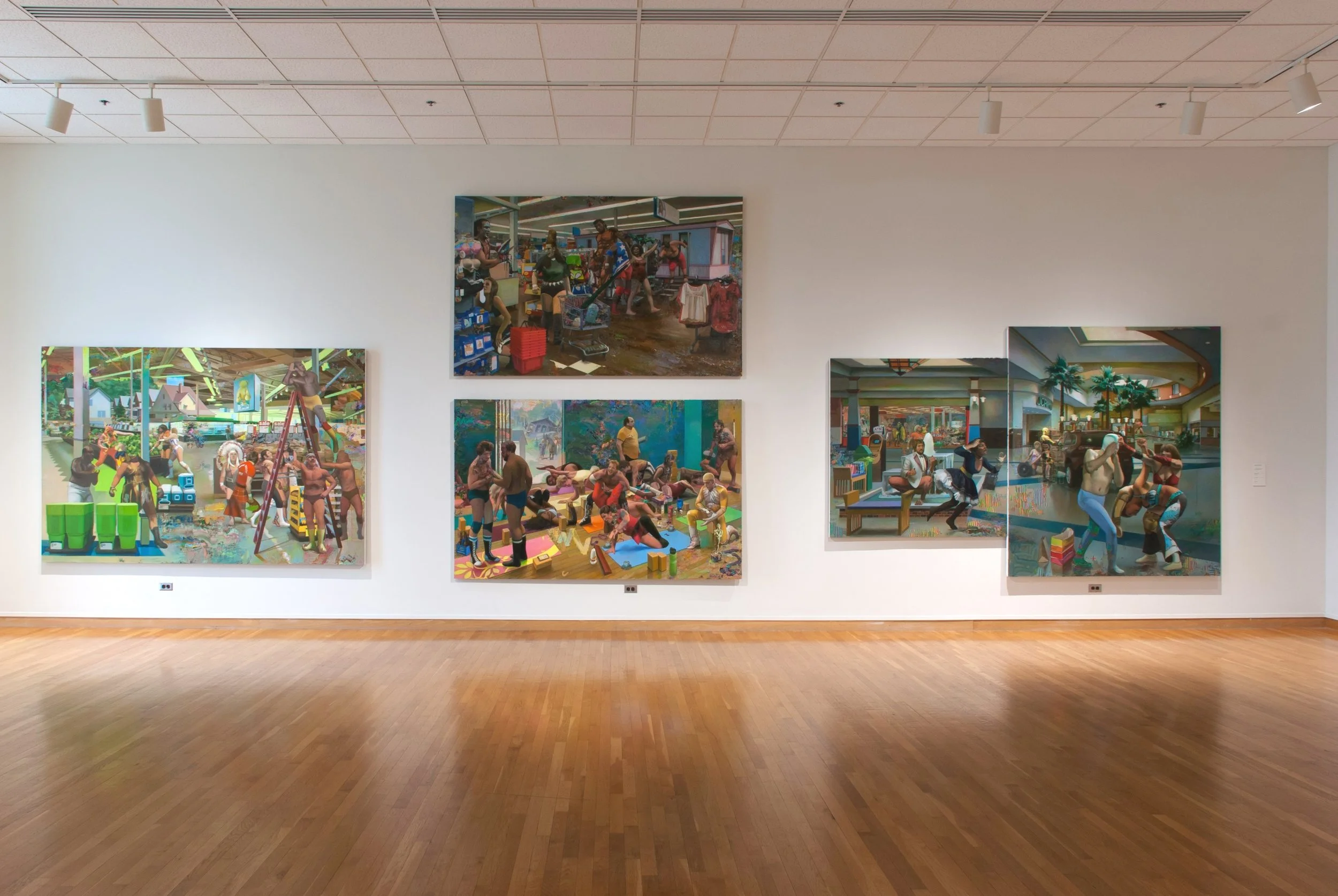 Installation view at South Bend Museum of Art, April 15-July 2, 2017
