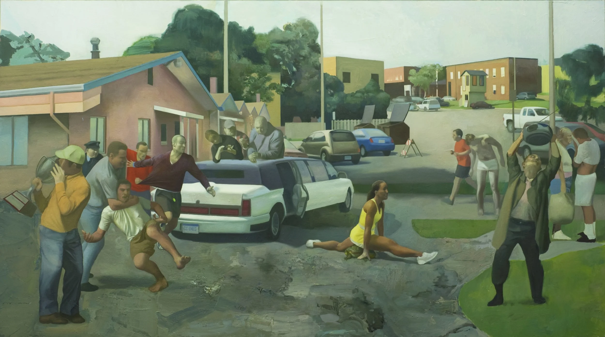 You Had Me At Goodbye, oil on linen, 108”x60”, 2010