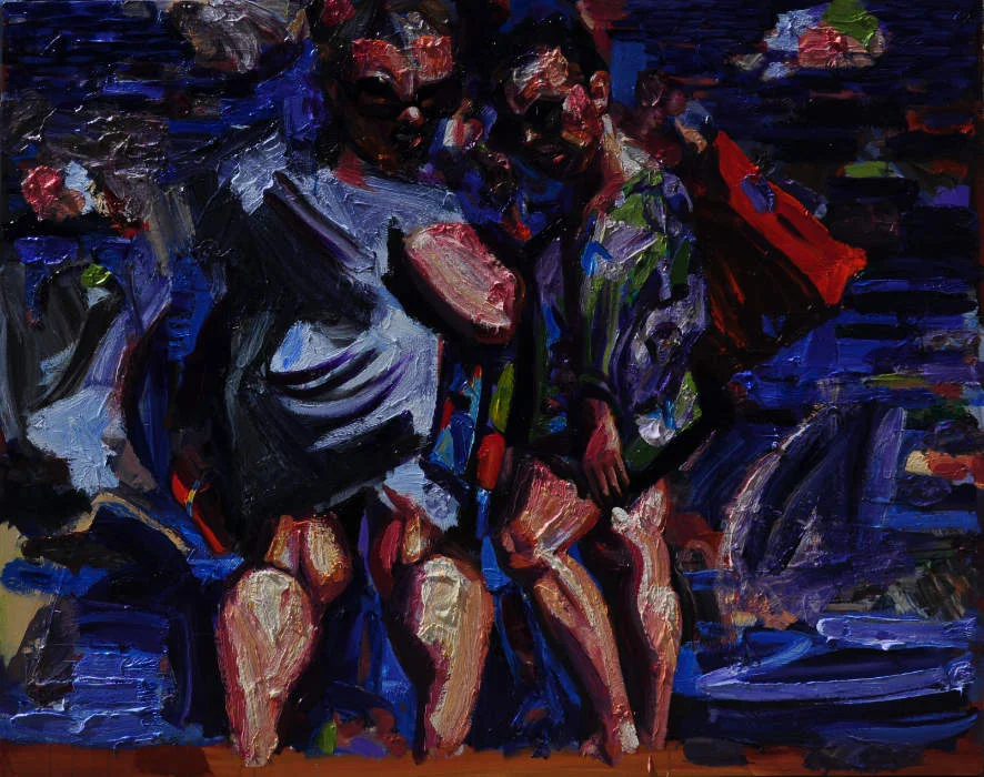 Two Women by the Ocean