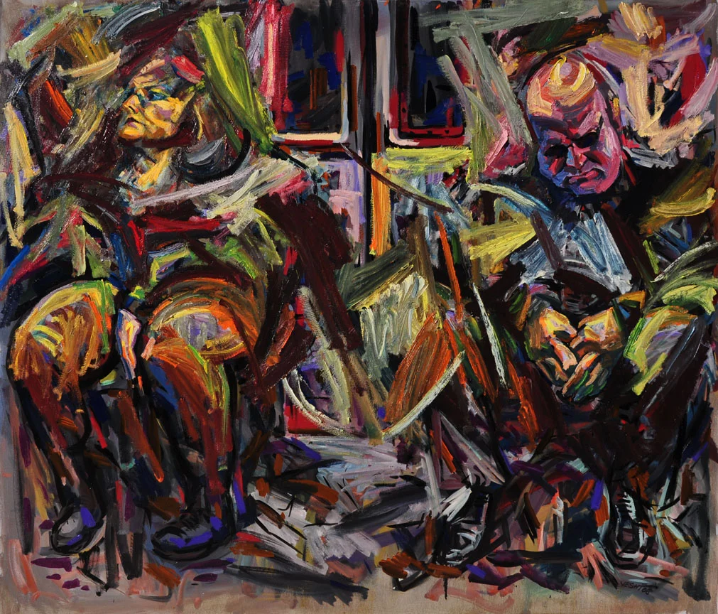 Next to Last Stop, 2006. Oil on canvas, 66 inch x 78 inch