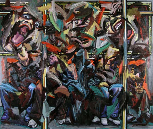 A-Musician-Riding-the-Subway.-2006,-Oil-on-Canvas,-66in-x-78in-500p.jpg