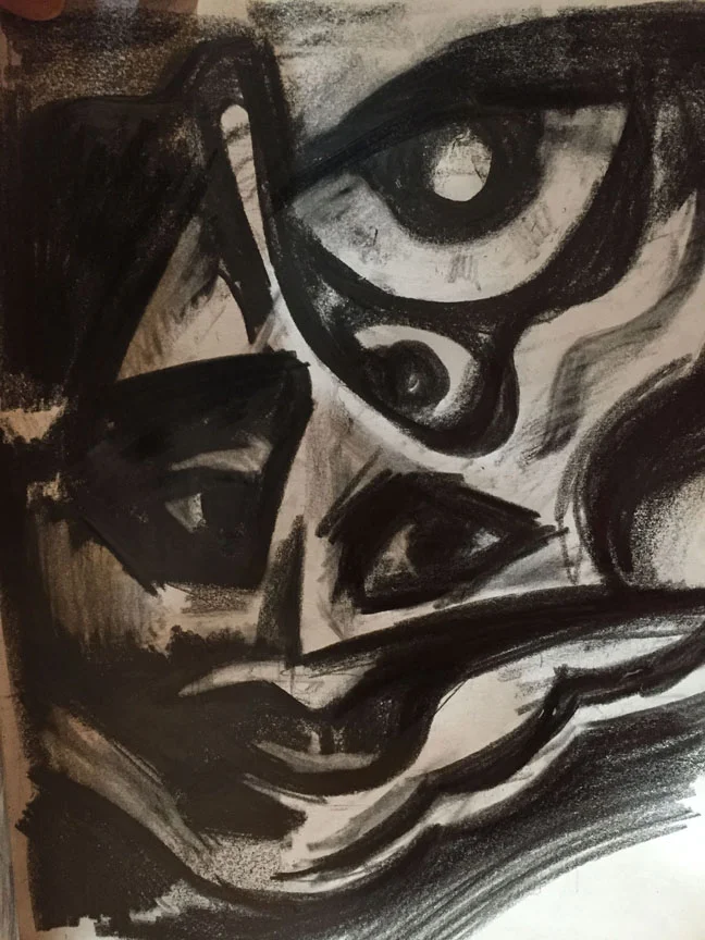 An Image from the Unconscious #5, 2018. Pencil on paper, 14 inch x 11 inch