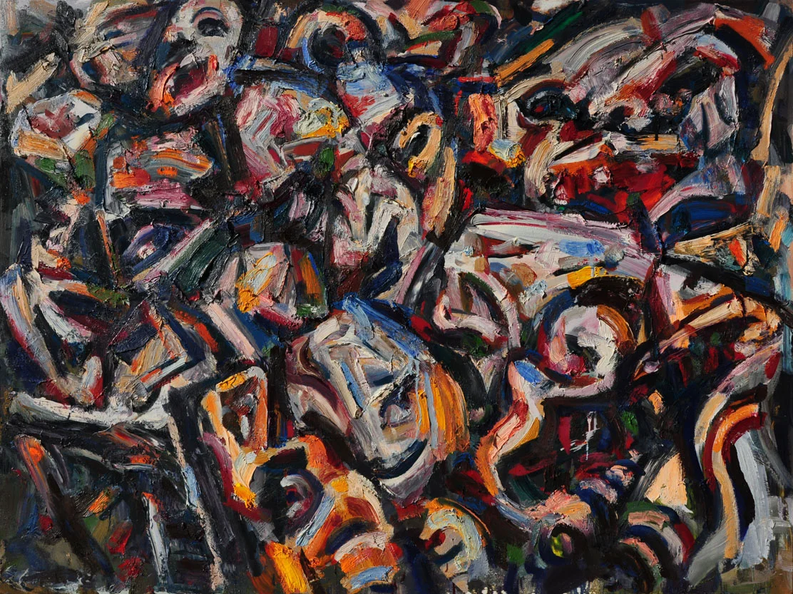 Composition of an Afternoon Sensations, 2012. Oil on canvas, 52 inch x 70 inch