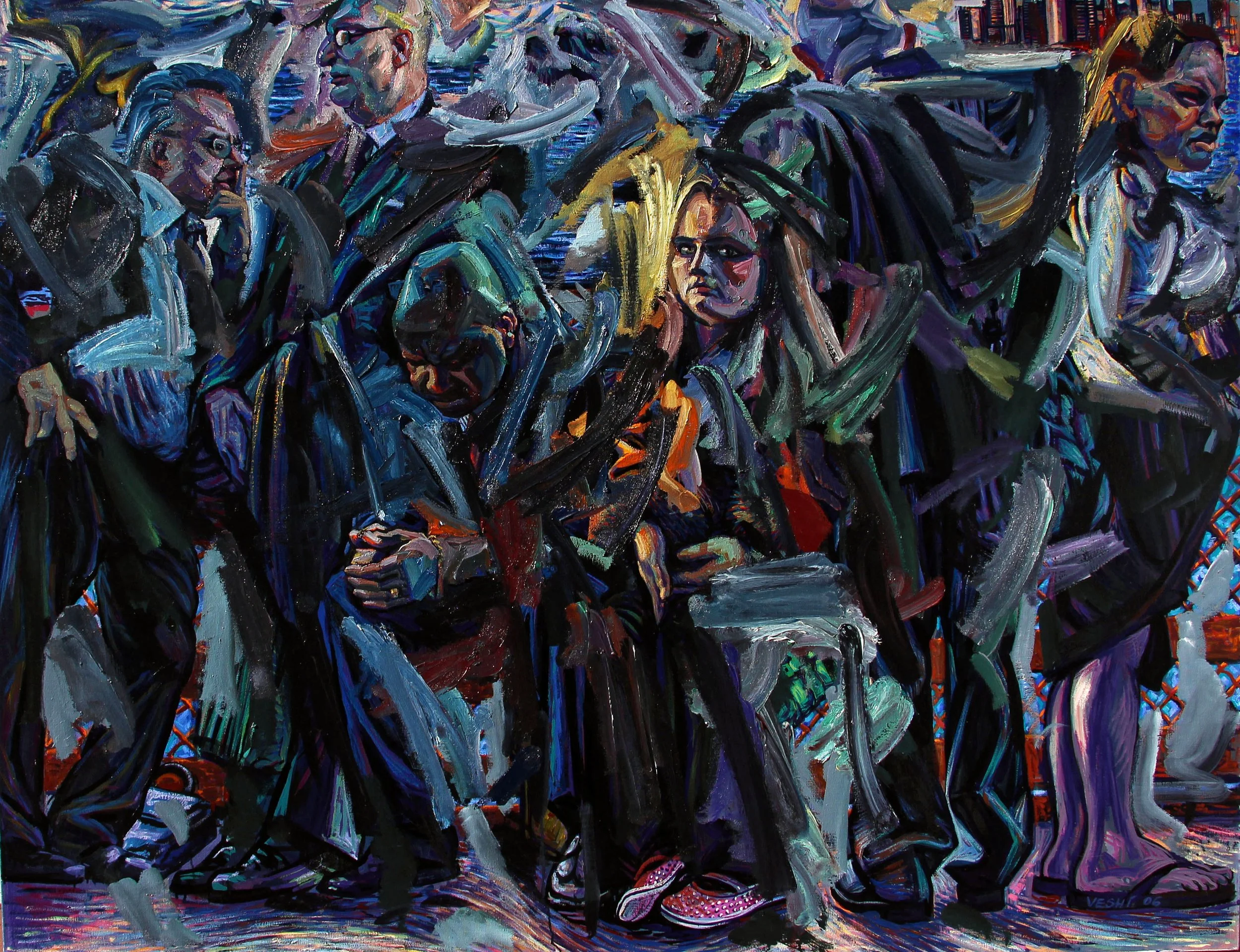 The Castle, 2006. Oil on canvas, 50 x 66 in