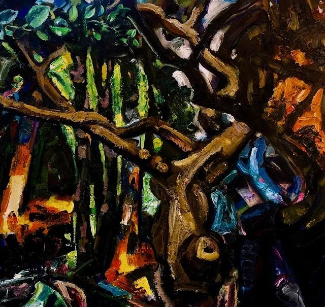 Mystic Forest (third version), 2021-23. Oil on canvas, 46 x 64 (1).jpg