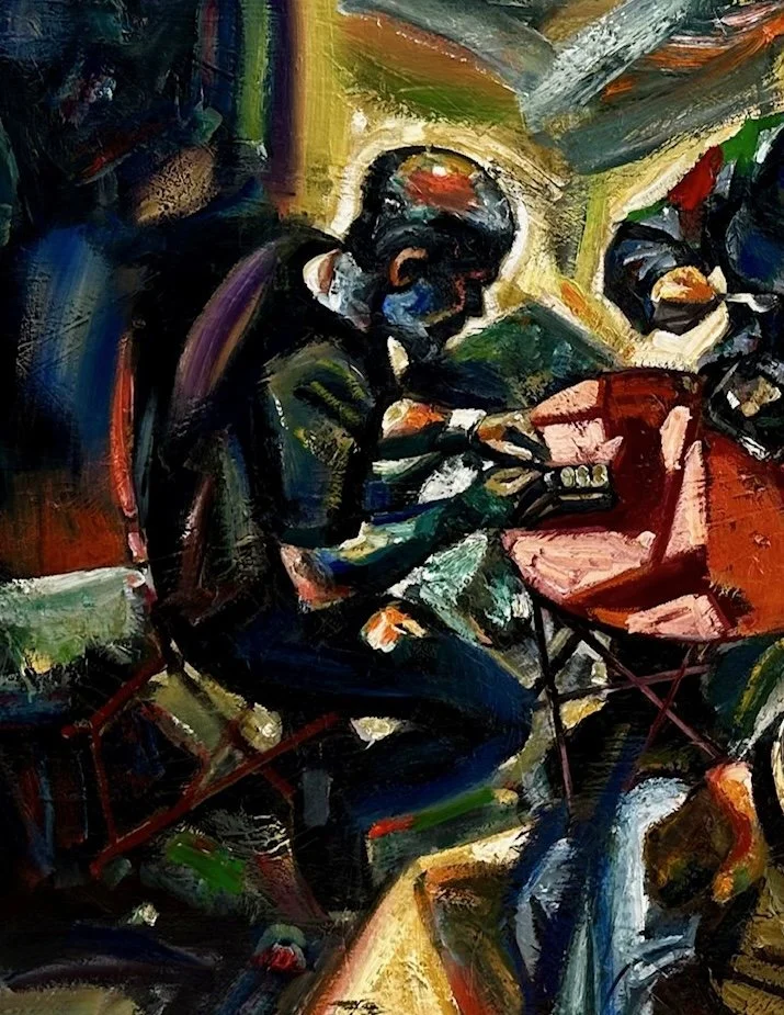 Leisure Time (fourth version), 2022-23. Oil on canvas, 66 x 78 in.jpg