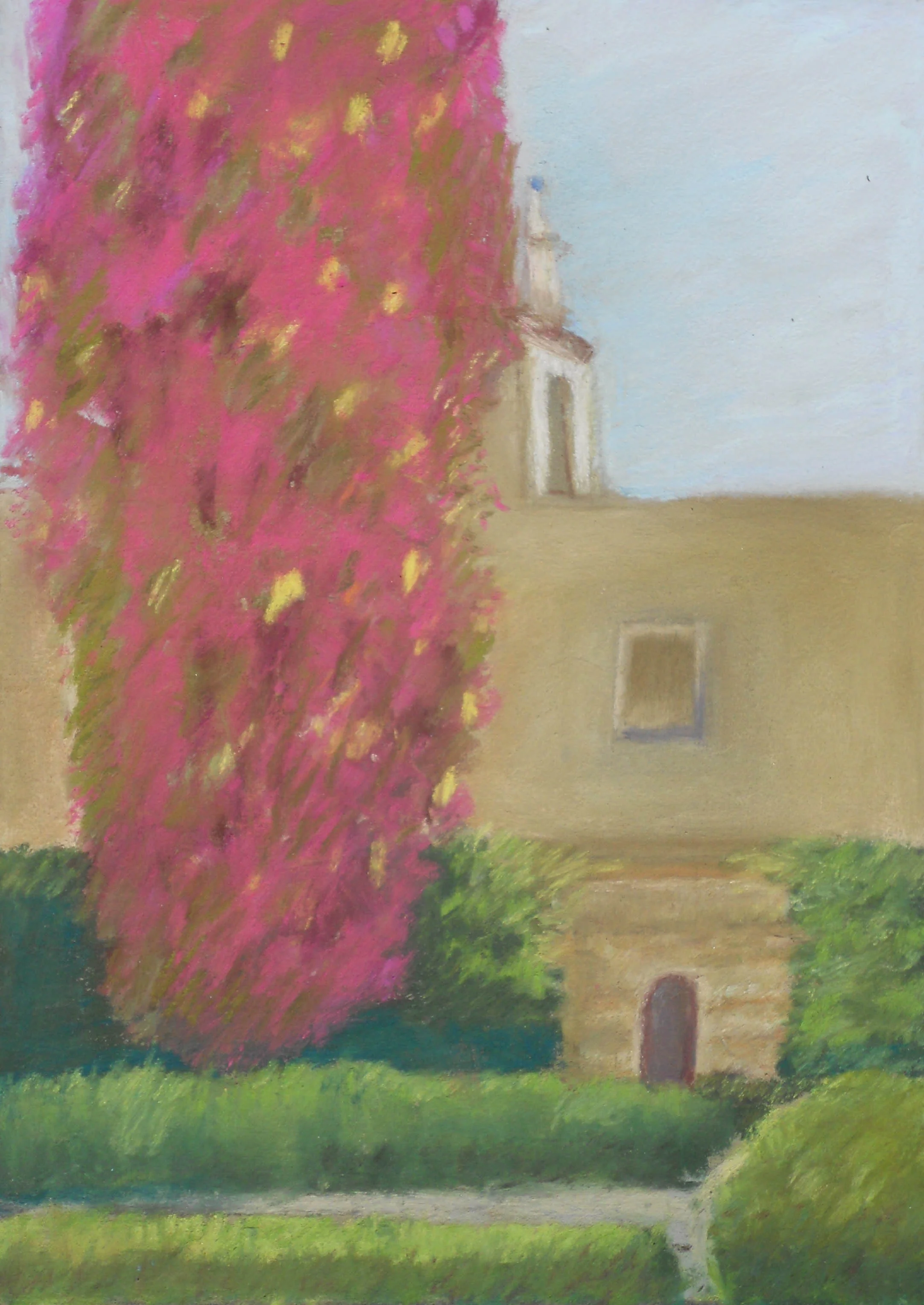 Bougainvillea Vine 10 1/4 x 12 1/4 Framed