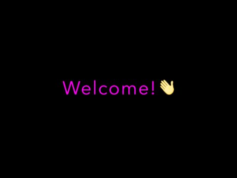 Welcome!