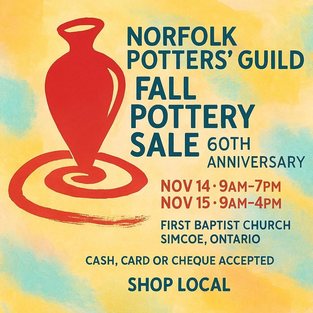 Norfolk Potters Guild 60th Anniversary Fall Pottery Sale