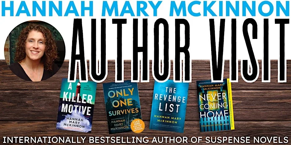 Hannah Mary McKinnon: Author Visit