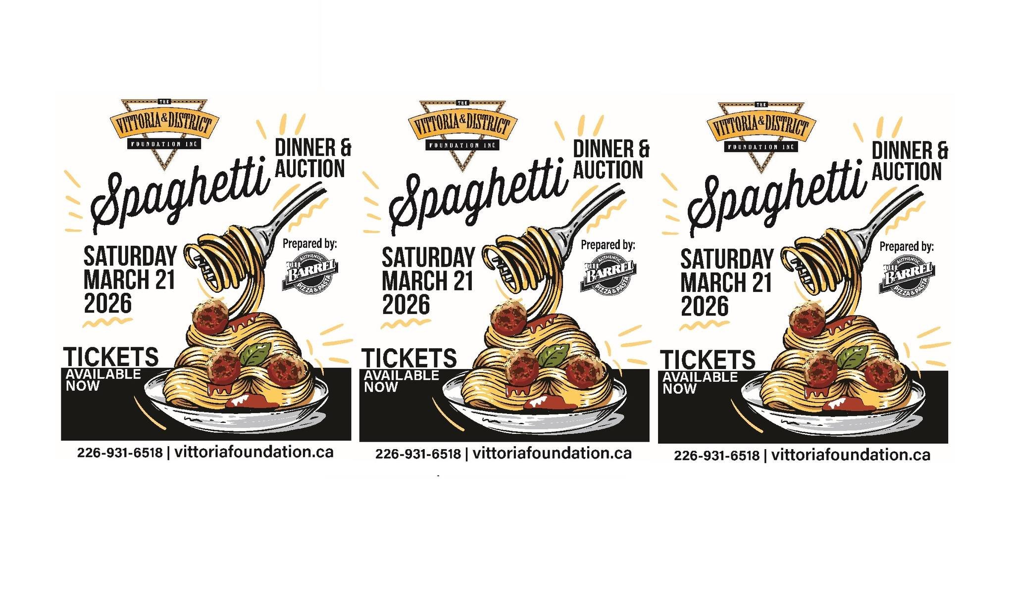 28th Annual Spaghetti Supper &amp; Auction