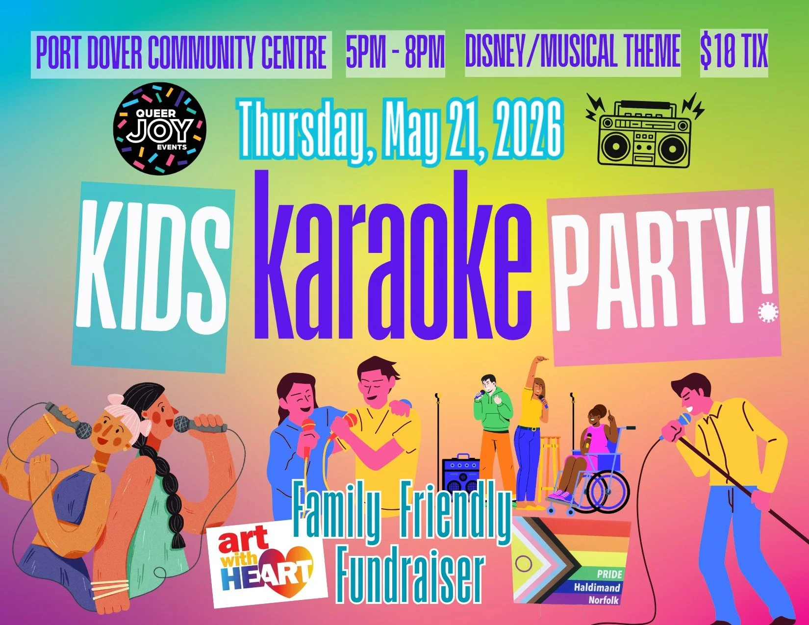 Kids Karaoke Party Fundraiser