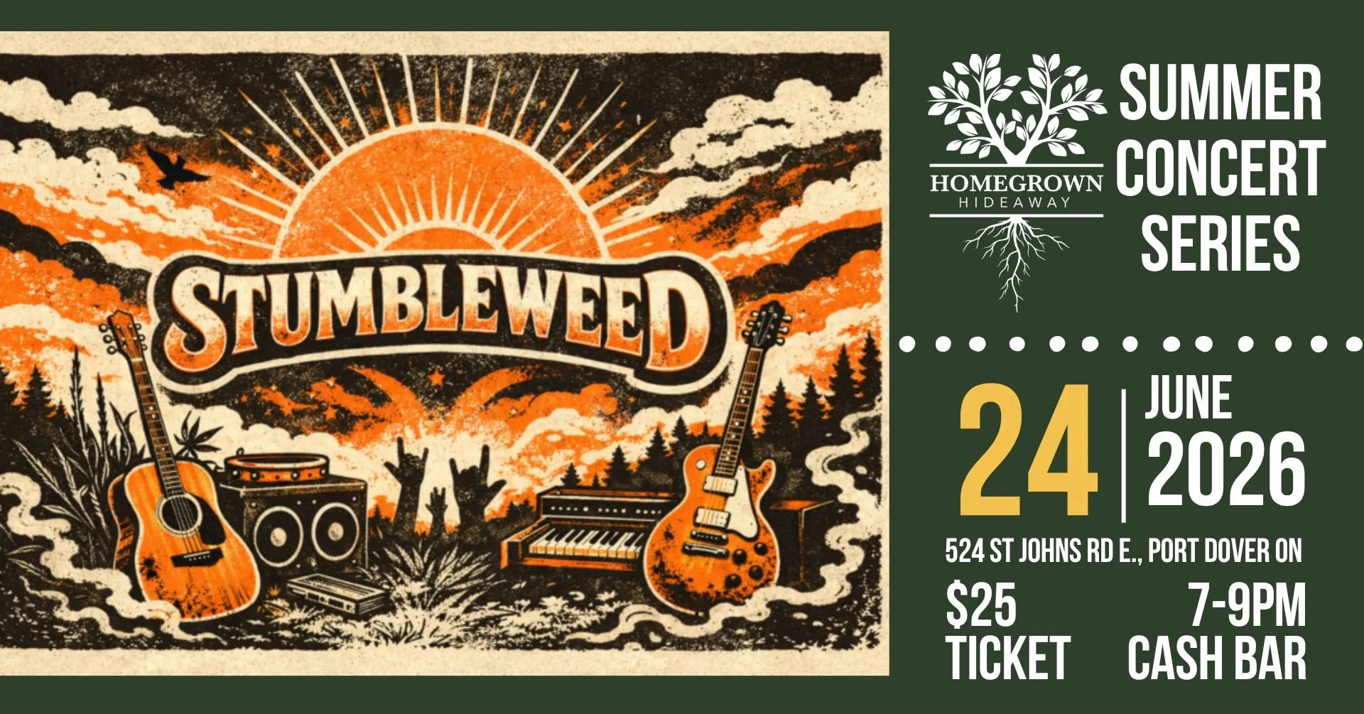 Stumbleweed at Homegrown Hideaway
