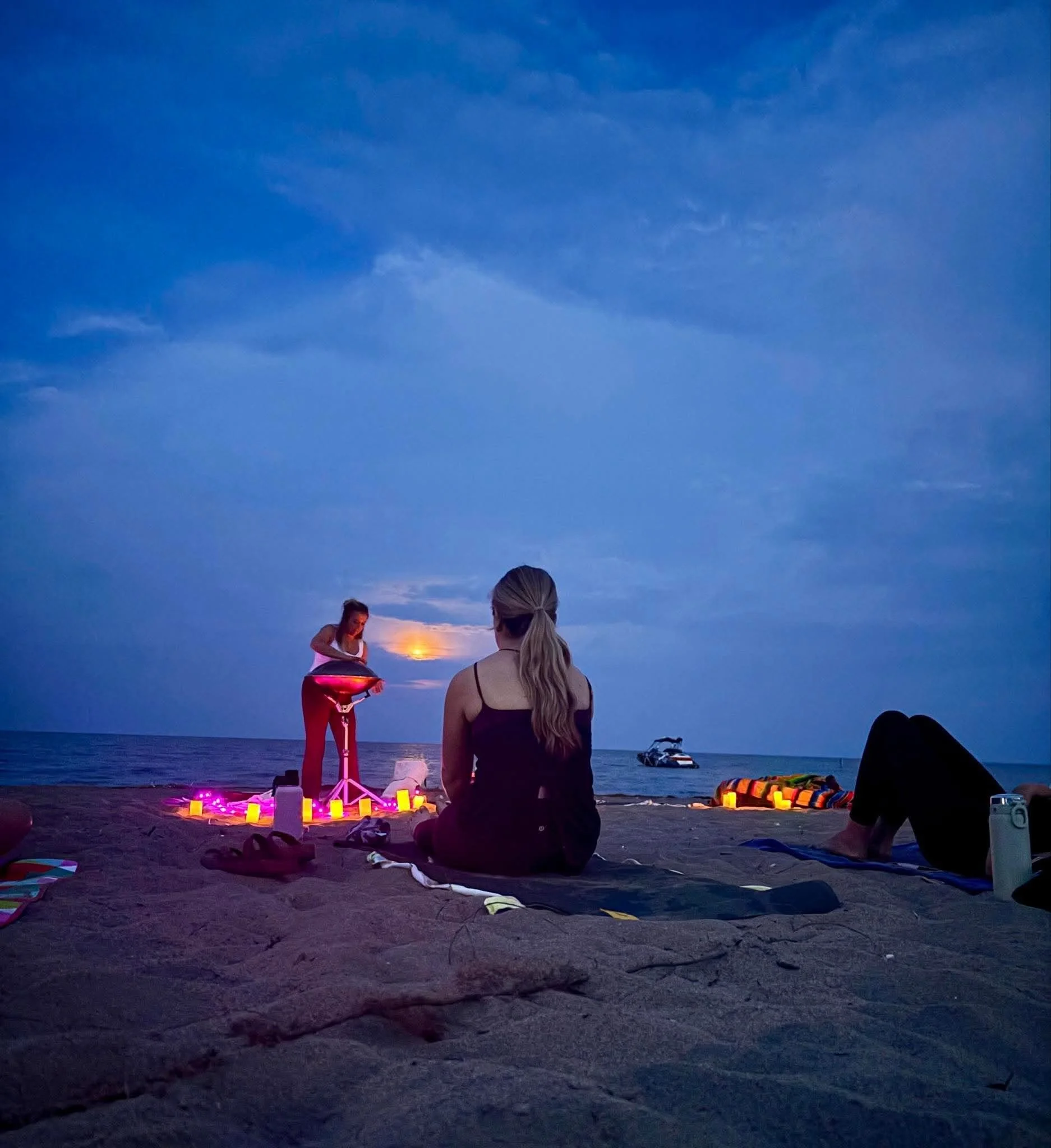 Full Moon Beach Yoga