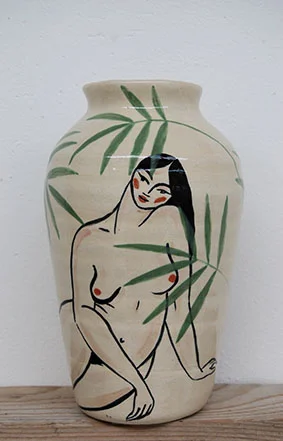 Botanical Nude Vase