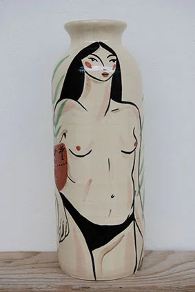 Botanical Nude Vase