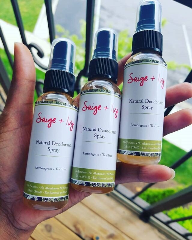 @saigeandivy⠀⠀⠀⠀⠀⠀⠀⠀⠀
.⠀⠀⠀⠀⠀⠀⠀⠀⠀
Price :$12.99 ⠀⠀⠀⠀⠀⠀⠀⠀⠀
.⠀⠀⠀⠀⠀⠀⠀⠀⠀
Saige and Ivy&rsquo;s mission is to provide safe and natural solutions to the products women need. Starting with natural deodorant sprays, this brand offers two scents:  lemongrass a