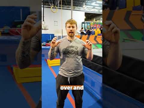 Want to learn how to backflip? We'll teach you! #austin #backflip