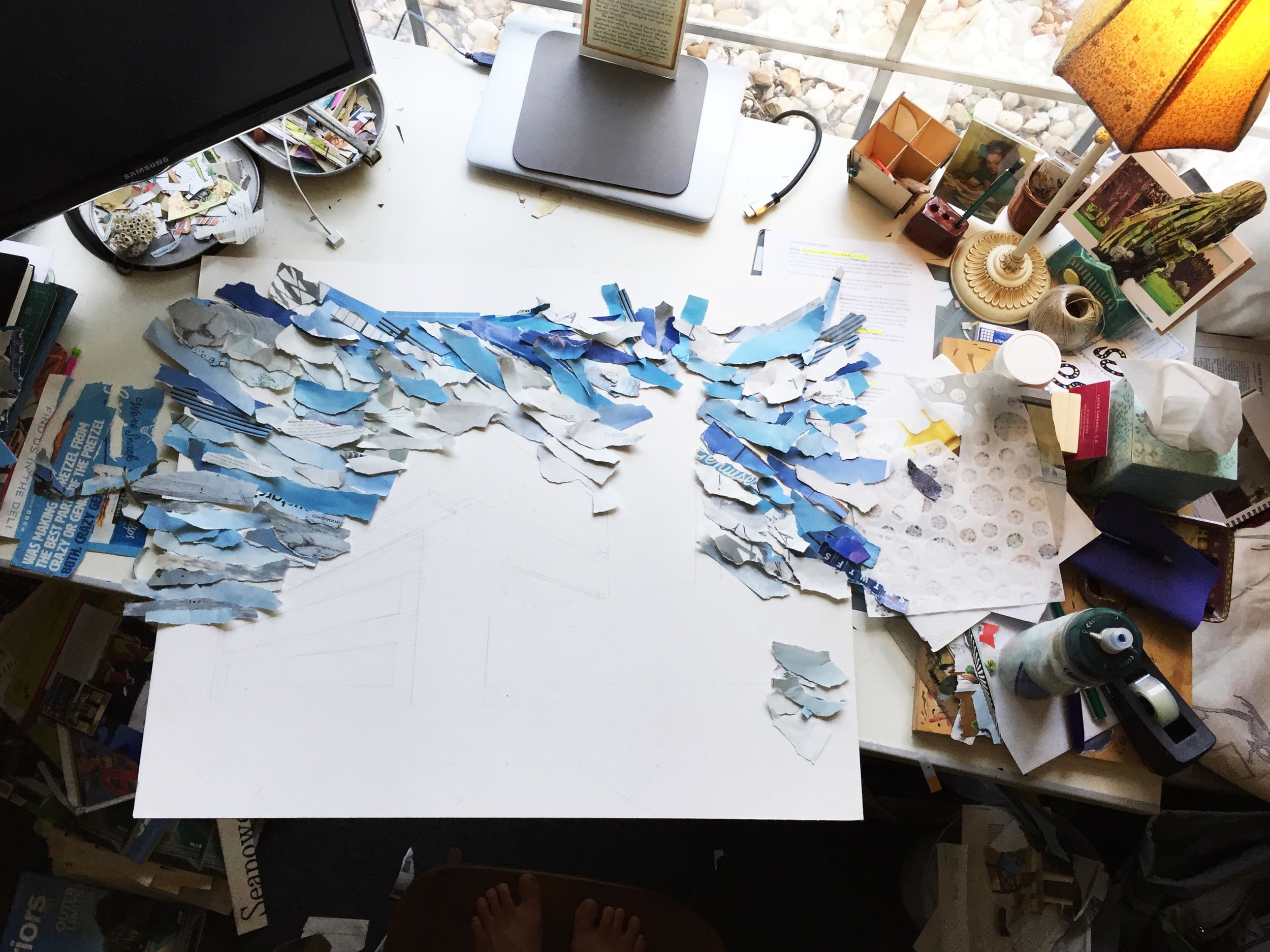 Rough layout sky