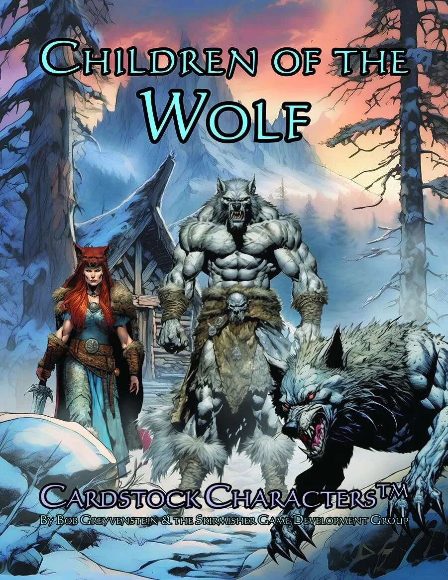 Children of the Wolf (Cardstock Characters™)