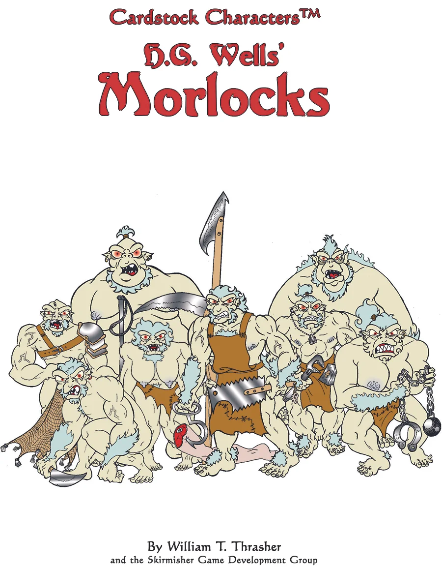 H.G. Wells’ Morlocks (Cardstock Characters™)