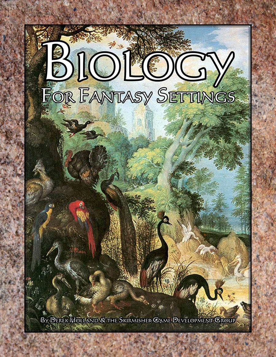 'Biology for Fantasy Settings' Released by Skirmisher!