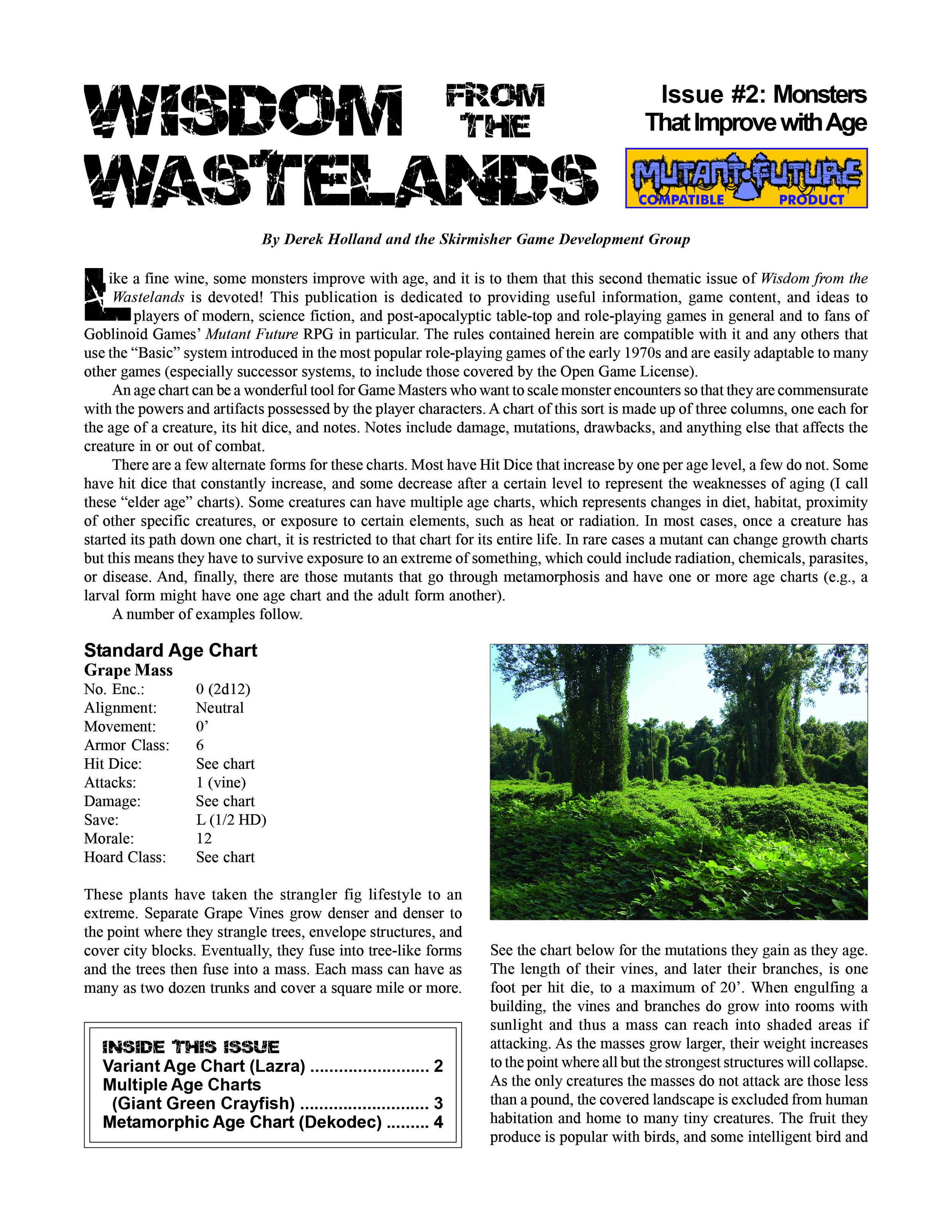 'Wisdom from the Wastelands' #2: Monsters That Improve with Age
