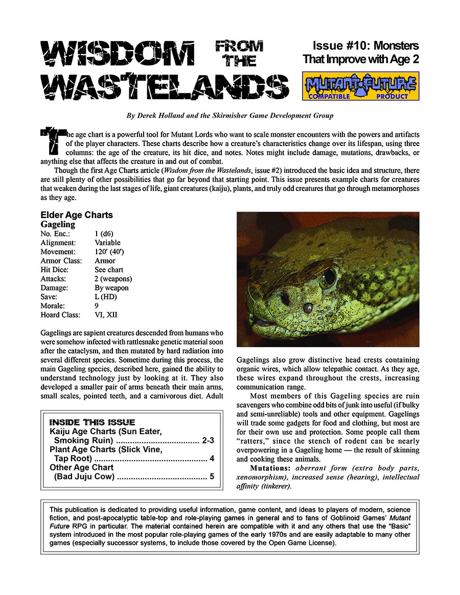 'Wisdom from the Wastelands' #10: Monsters That Improve with Age 2