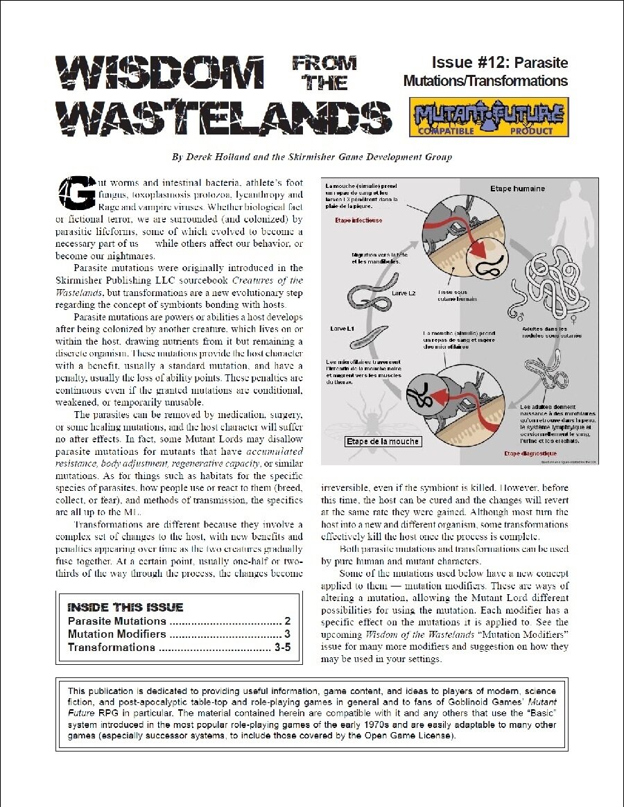 'Wisdom from the Wastelands' #12: Parasite Mutations/Transformations
