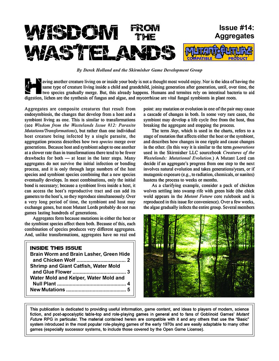 'Wisdom from the Wastelands' #14: Aggregates
