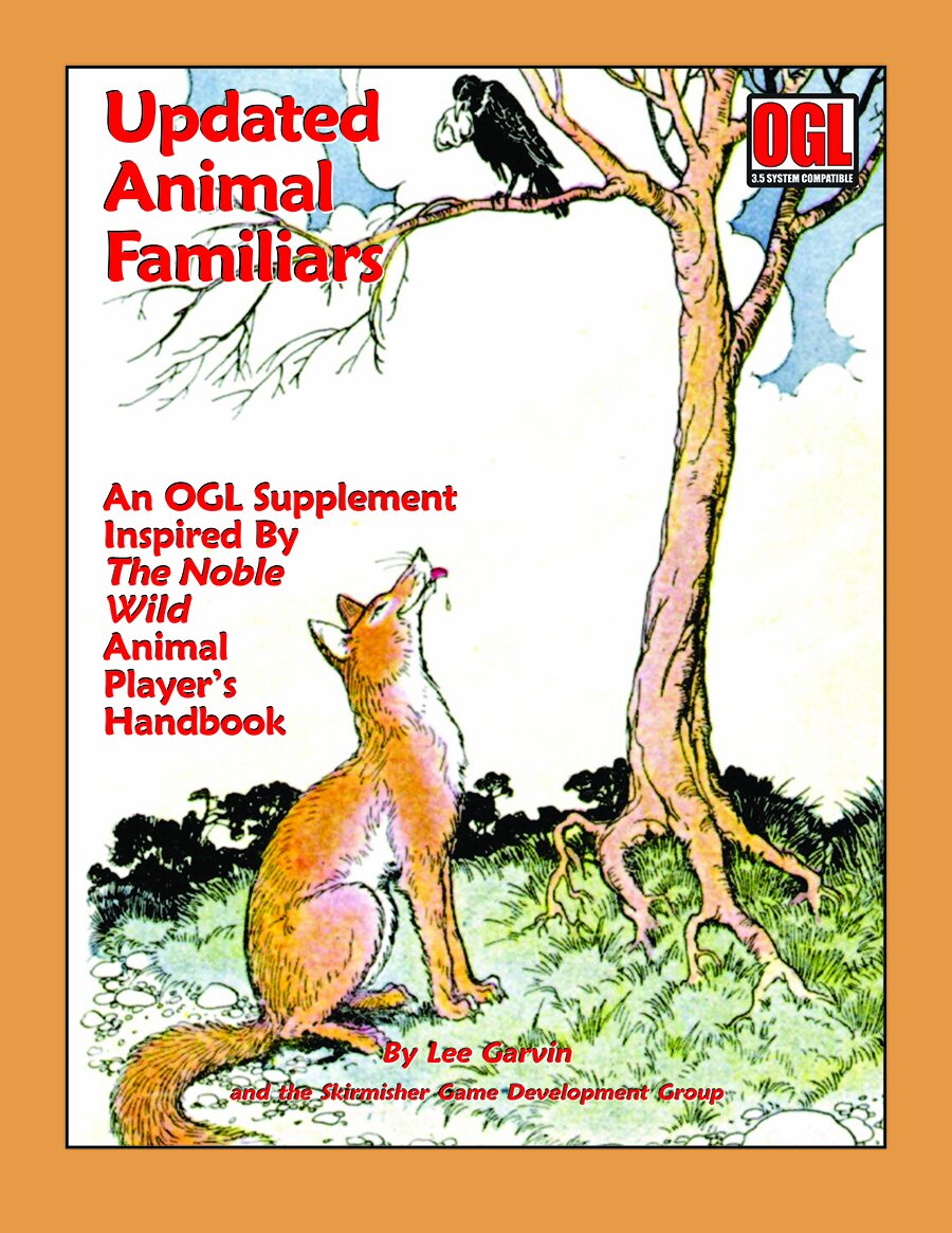 Updated Animal Familiars (An OGL Supplement)