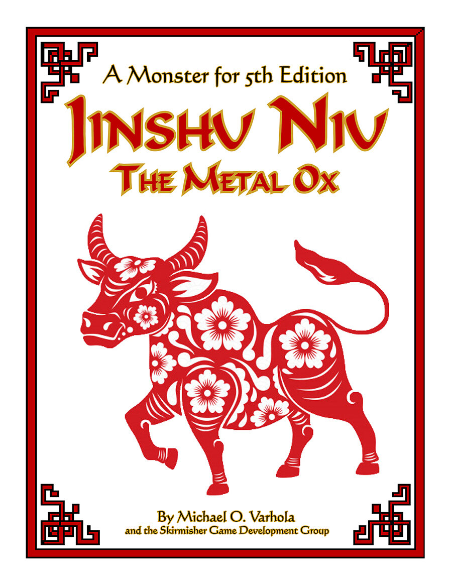 Jinshu Niu, the Metal Ox (A Monster for 5th Edition)