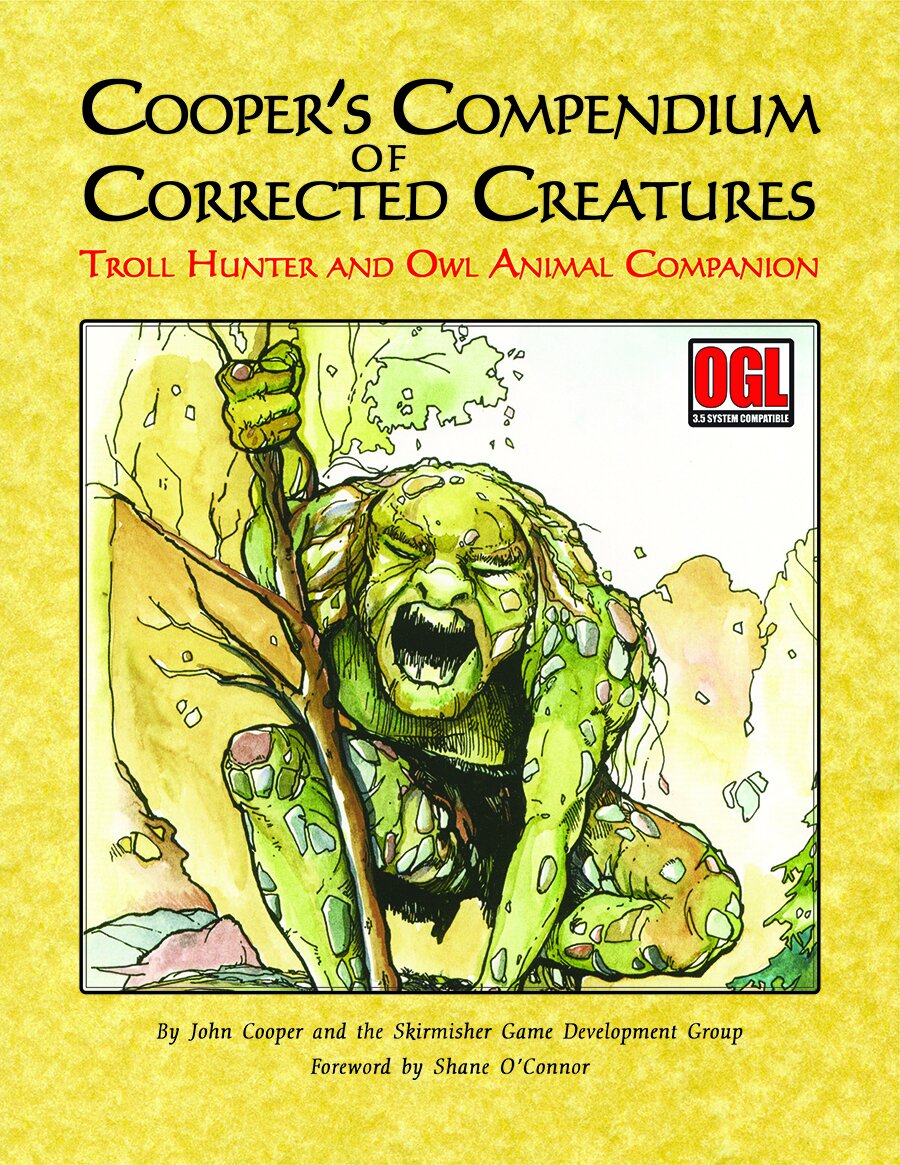 Cooper’s Compendium of Corrected Creatures: Troll Hunter and Owl Animal Companion