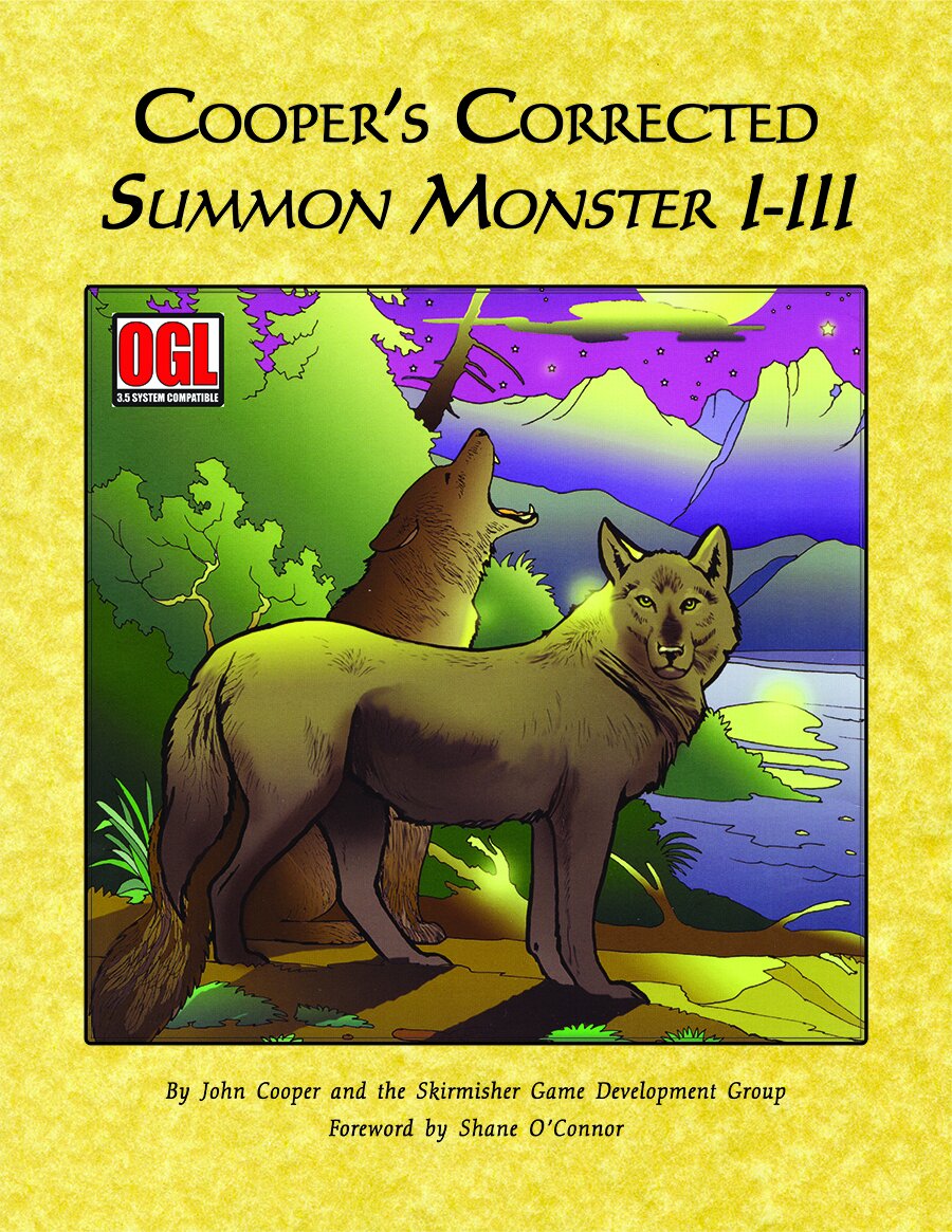 Cooper’s Corrected Summon Monster I-III