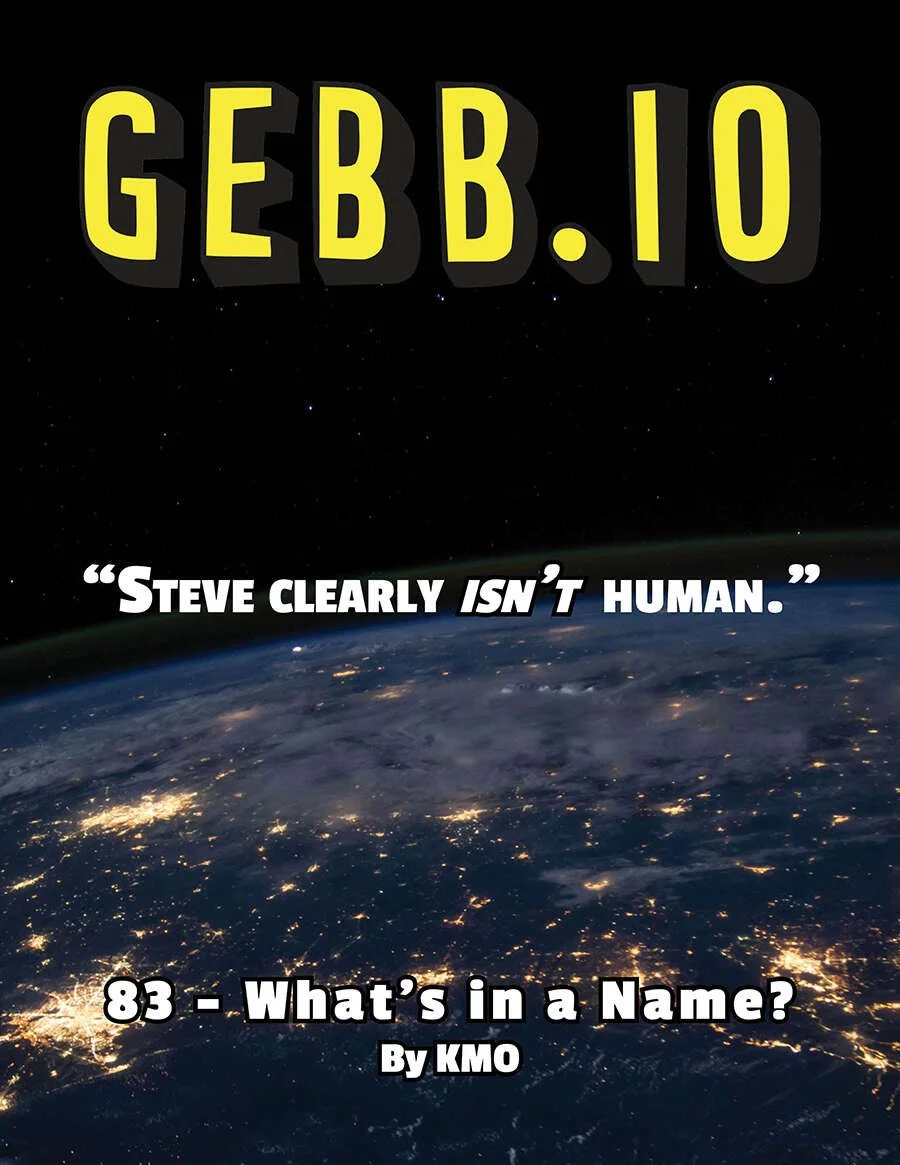 GEBB 83 – What's in a Name?