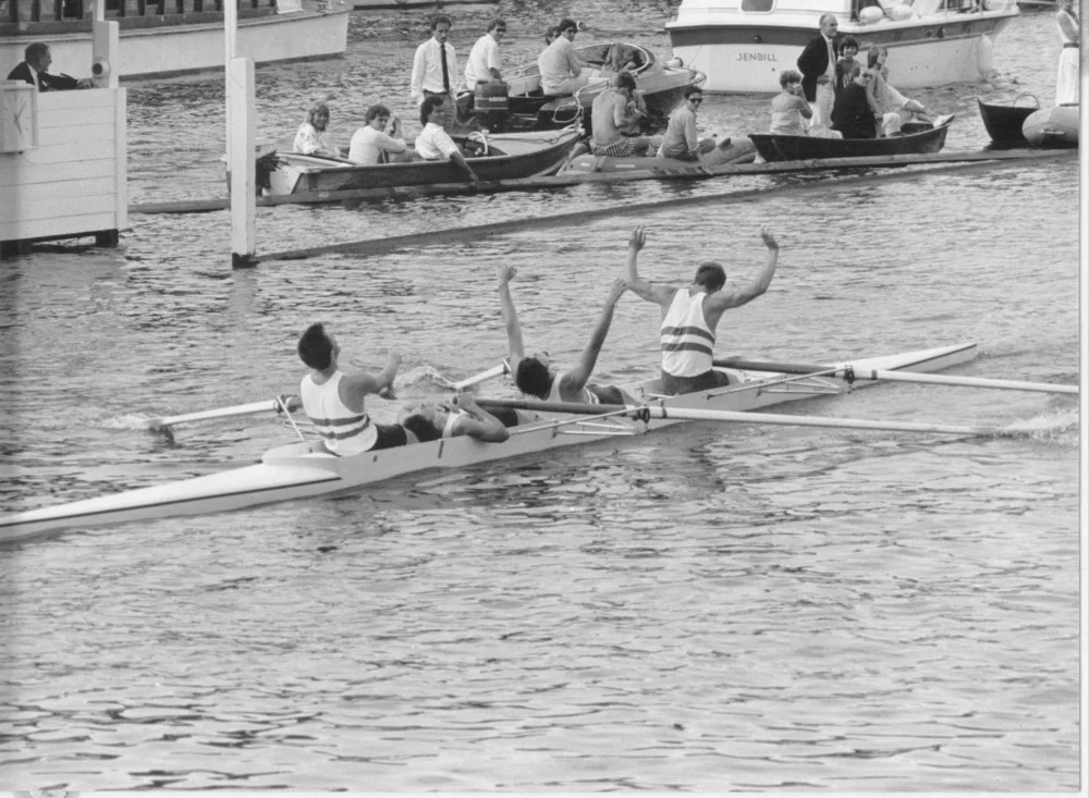RUBC winning at Henley, 1986.