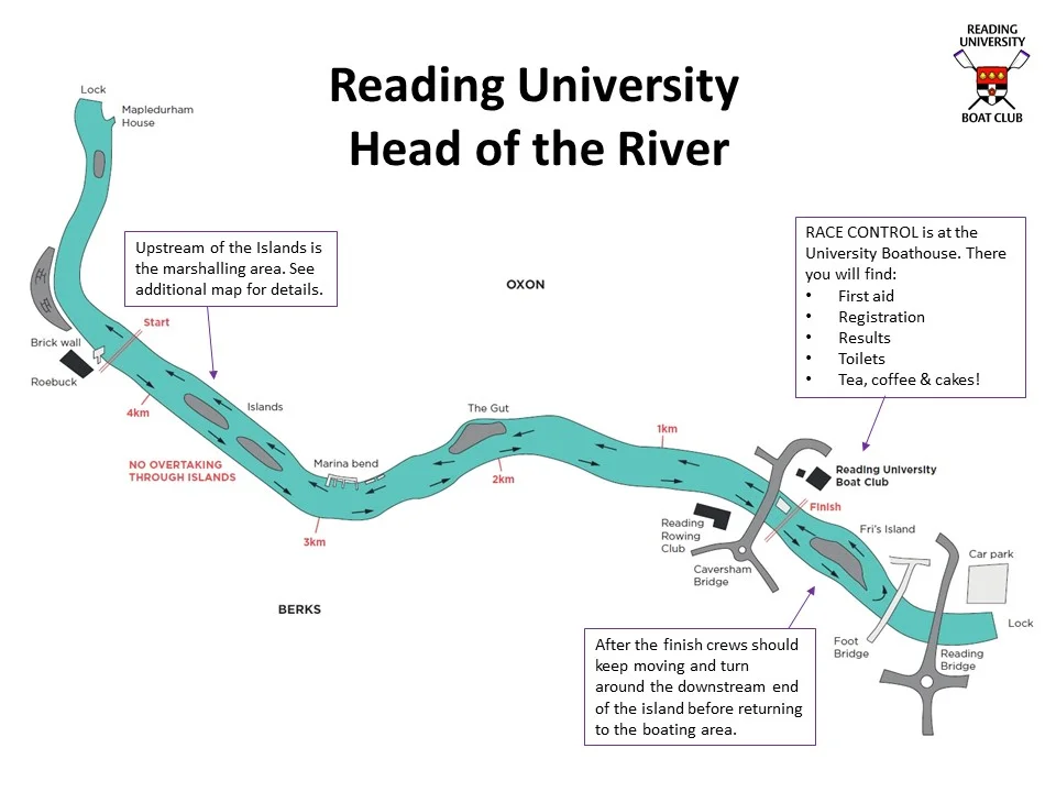 Race maps — Reading University Boat Club