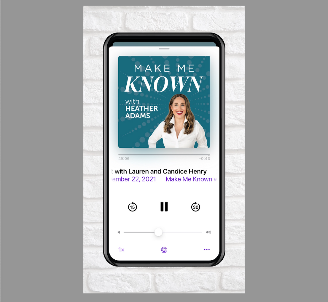 Make Me Known Podcast with Heather Adams
