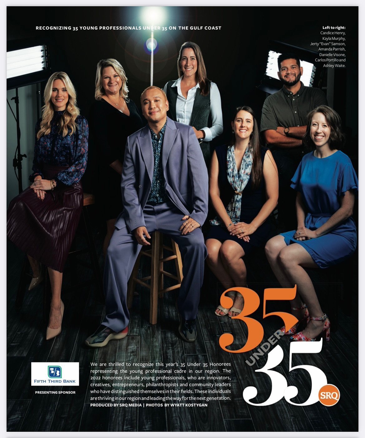 Named to 35 under 35 list