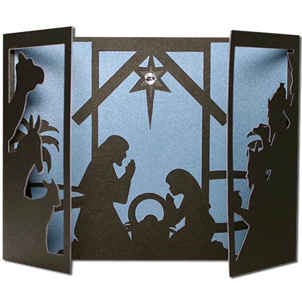 JMRNativity Triptych Card —