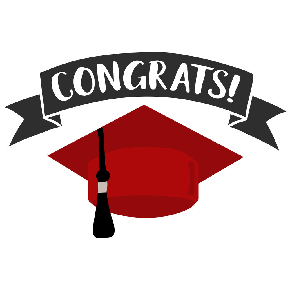 JLD-Congrats with Grad Hat — JamieandJenn.com