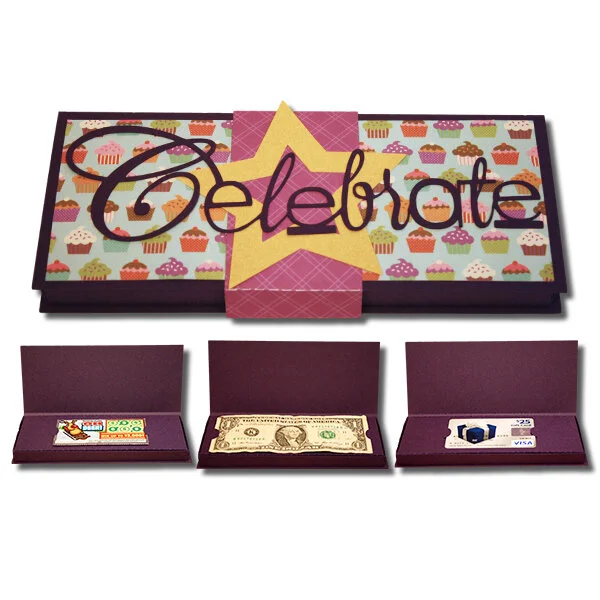 JLDCelebrate Gift Card Box with Inserts —