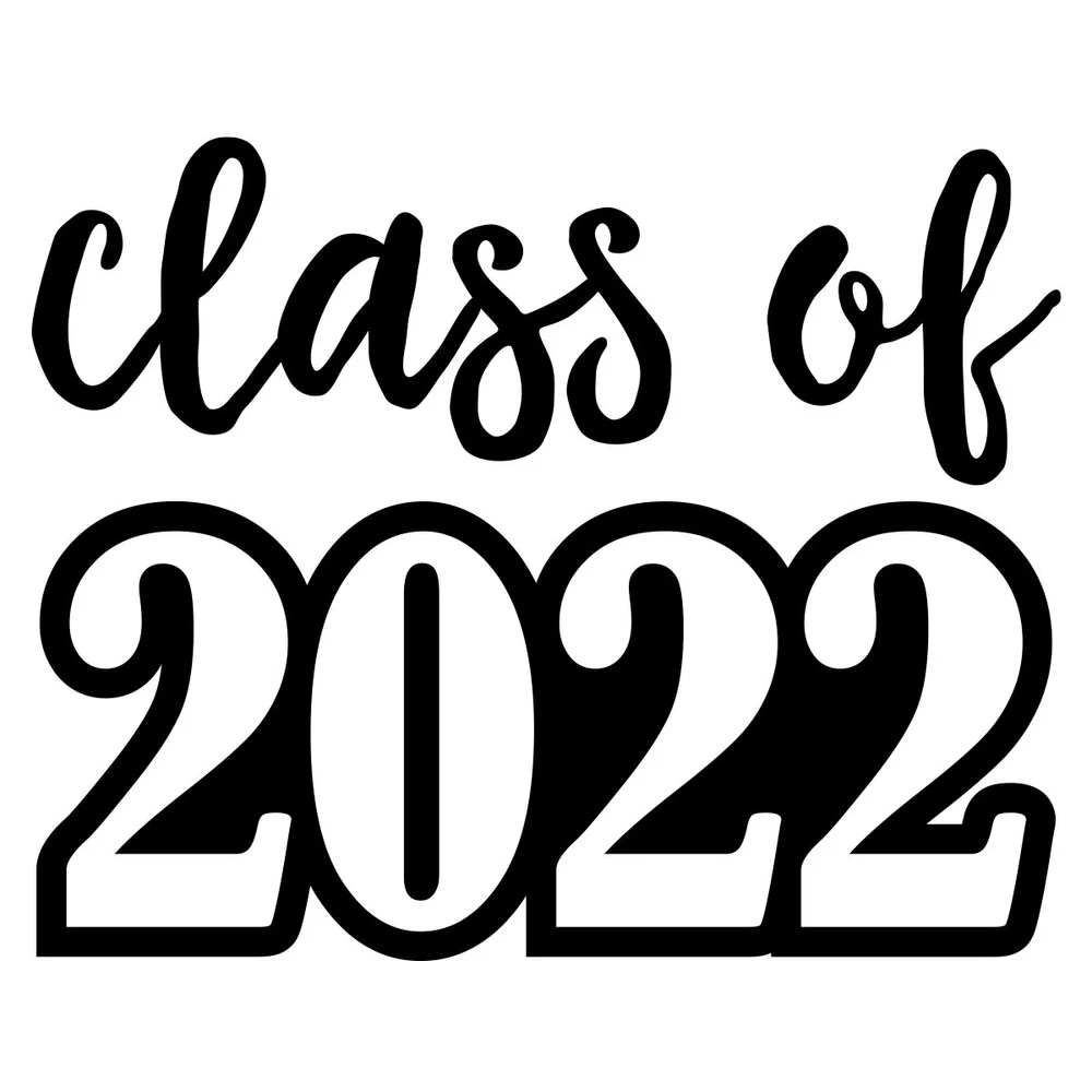 Class Of 2022 Clip Art Black And White