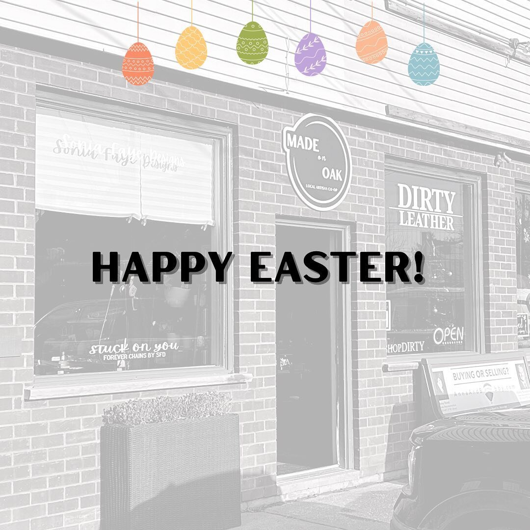 Happy Easter! We will be open Monday for our regular hours 🐰🐣