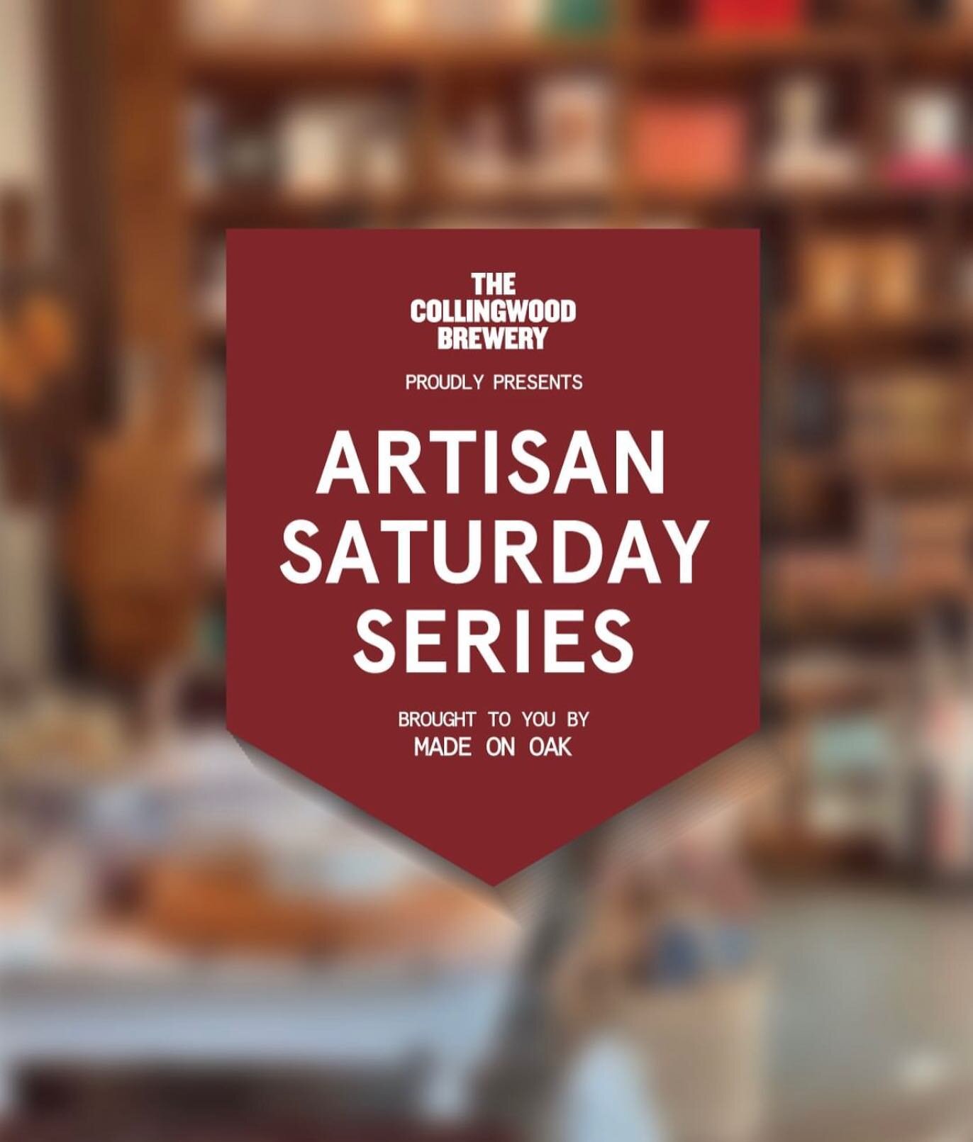 We are super excited about our new Artisan Series hosted by @thecollingwoodbrewery! 
Each Saturday features a different artisan who will be set up with their goods from 12-7pm. 
Jan 7th @soniafayejewellery 
Jan 14th @dirty_leather_work 
Jan 21st @mdm