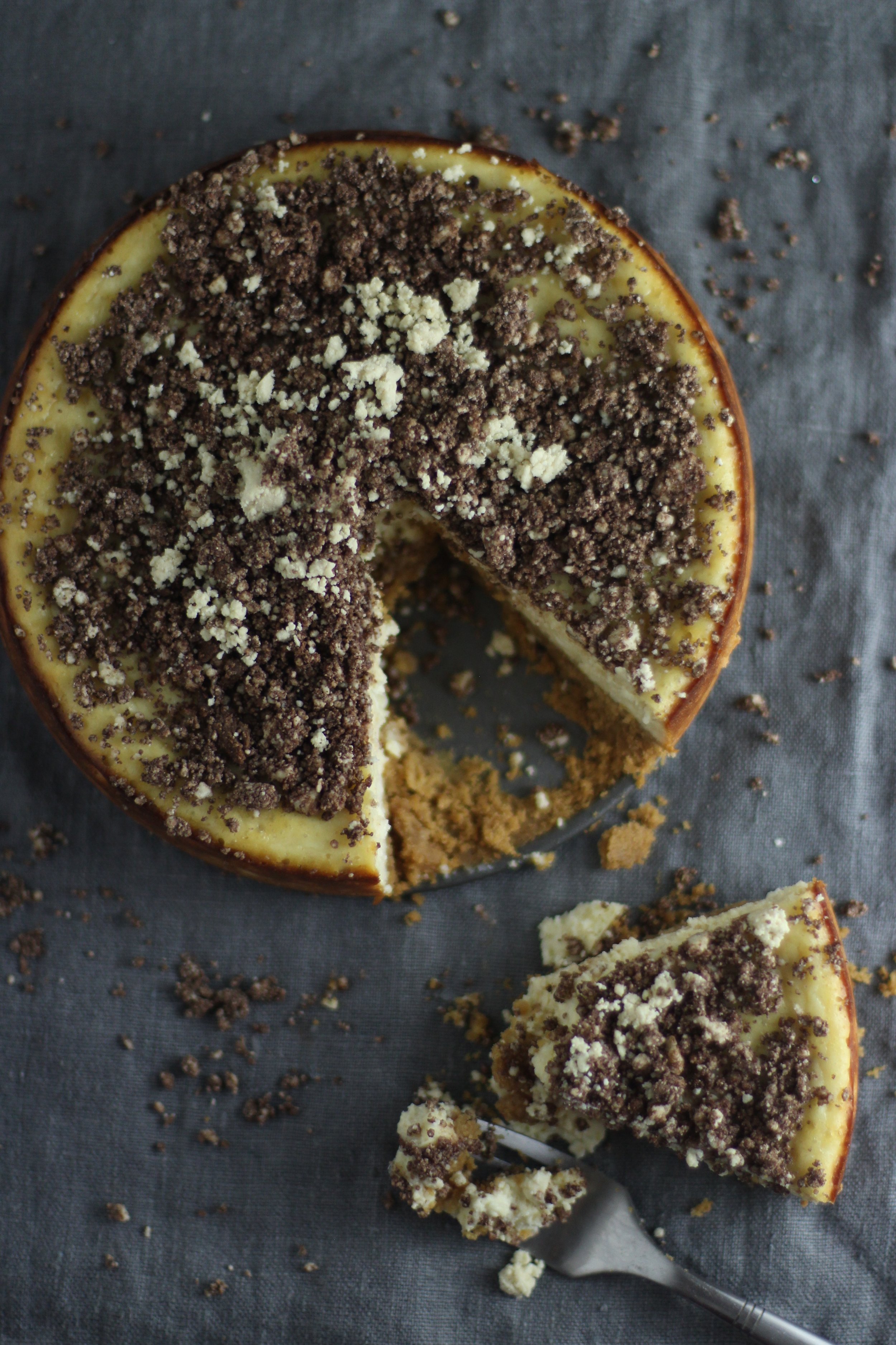 Baked chocolate halva cheesecake — The Egyptian Epicurean