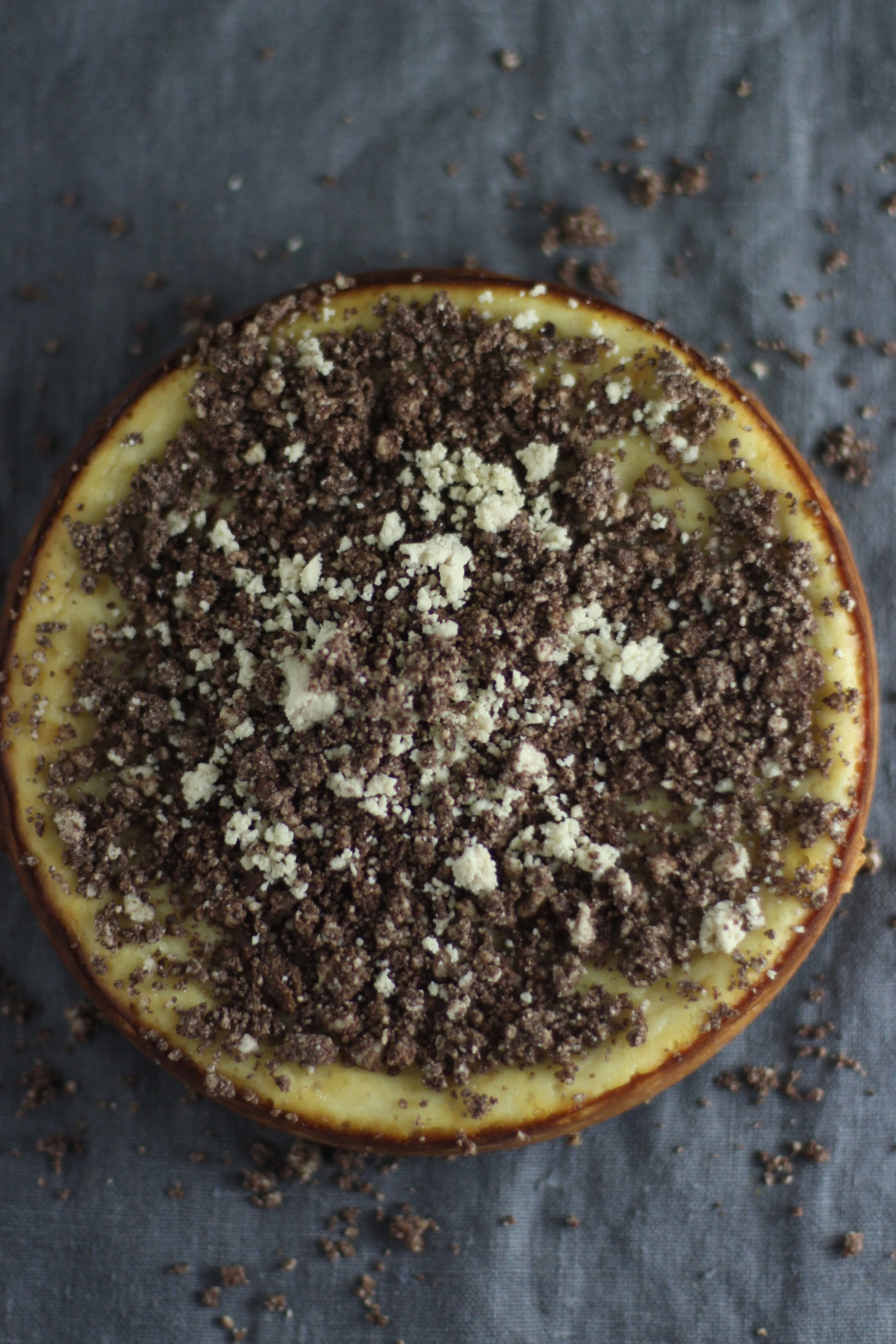 Baked chocolate halva cheesecake — The Egyptian Epicurean