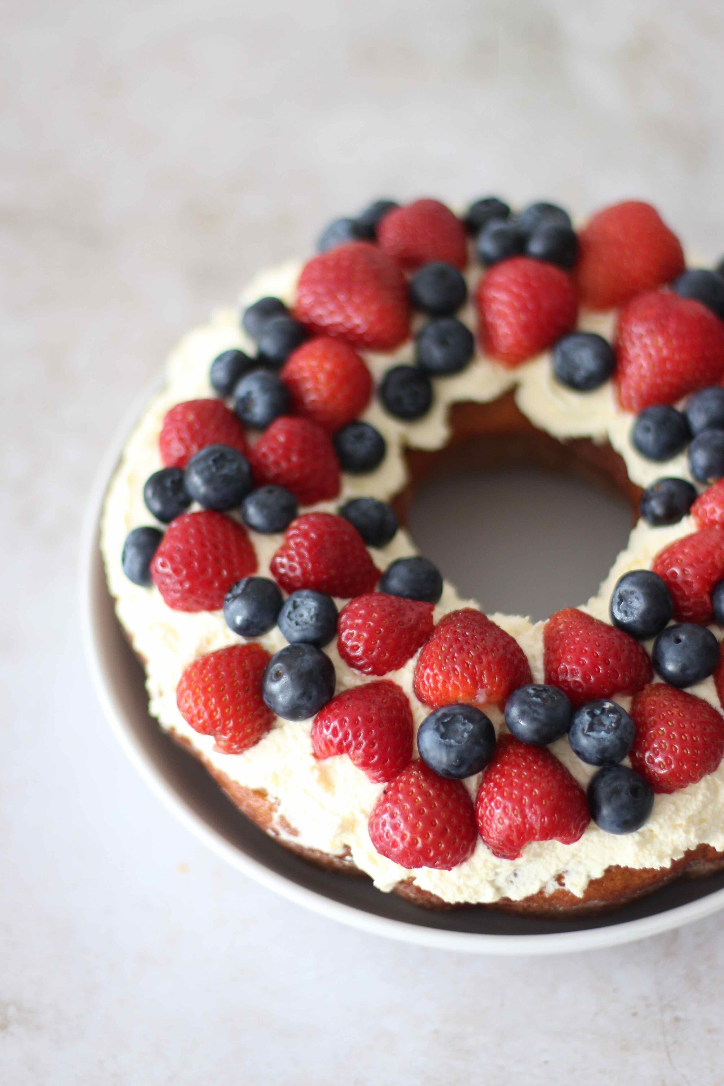 Honey Yogurt Sponge Cake (with fresh summer berries!) — The Egyptian Epicurean